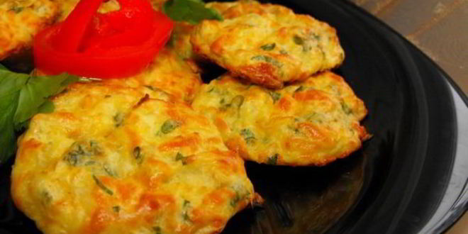 Рецепт Простых капустных оладий с сыром в духовке