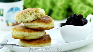 Рецепт Пышных оладий на кефире