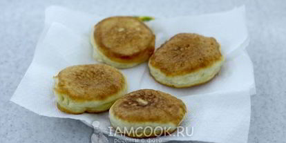 Шаг 7: пышных оладий на кефире