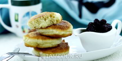 Шаг 9: пышных оладий на кефире