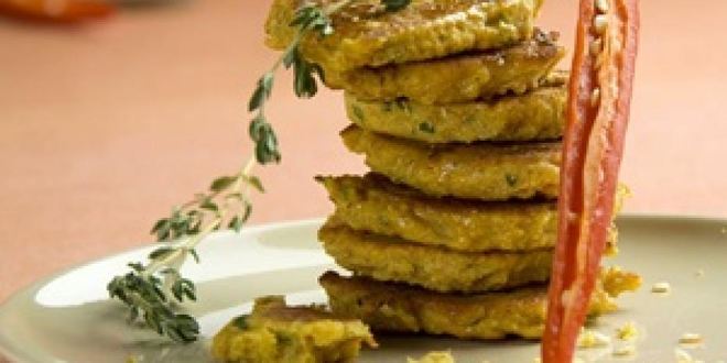 Рецепт томатных оладий