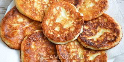 Шаг 5: творожных оладий к завтраку