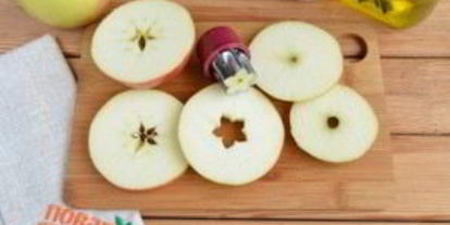 Шаг 5: яблочных оладий звездочки