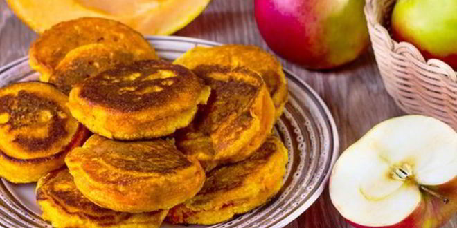Рецепт яблочных оладий