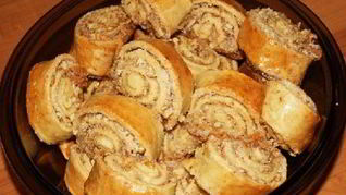 Рецепт Ореховых рулетов Кода