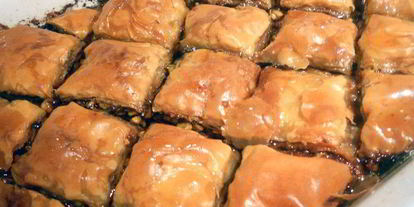 Шаг 5: пахлавы с фисташками и апельсиновой водой