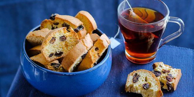 Рецепт бискотти с изюмом