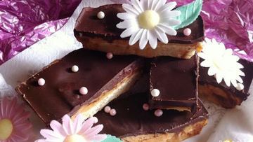 Рецепт Домашнего печенья Твикса