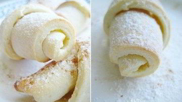 Рецепт Домашних творожных рогаликов