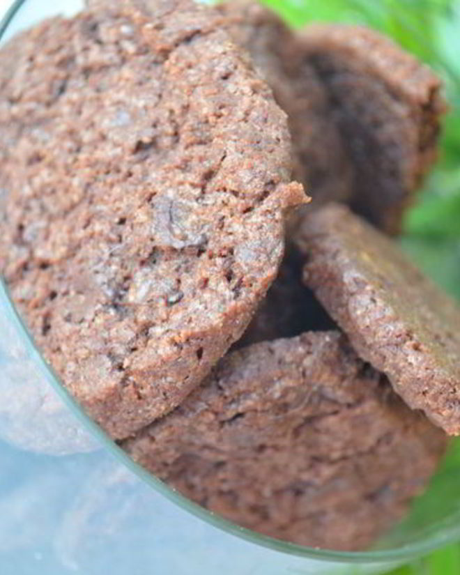 Рецепт двойного шоколадного печенья корова