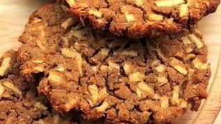 Рецепт Гречневого печенья на кефире с яблоком