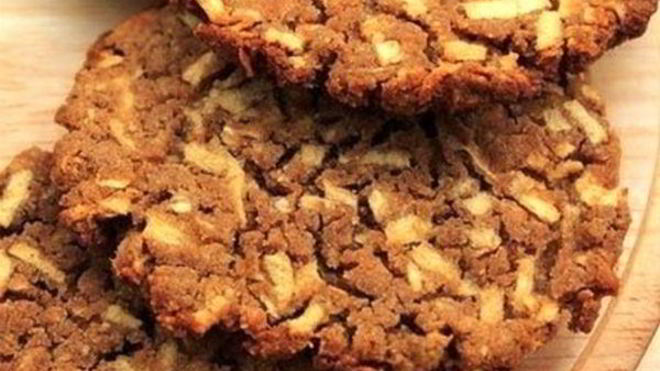 Рецепт Гречневого печенья на кефире с яблоком