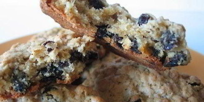 Рецепт мягкого овсяного печенья с изюмом