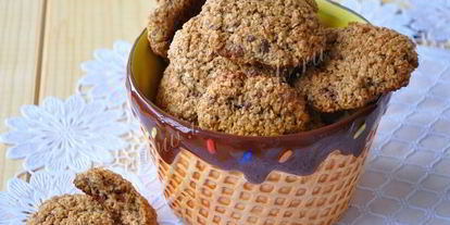 Шаг 13: овсяного печенья без муки с шоколадными конфетами