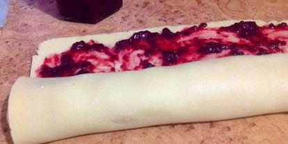 Шаг 6: печенья ежевично-малиновые завитушки