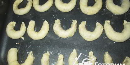 Шаг 6: печенья рожки газели