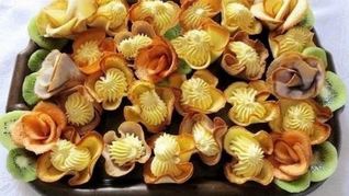 Рецепт Печенья Розочки с кремом