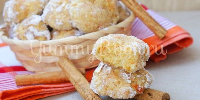 Рецепт печенья с морковью и корицей