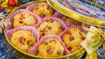 Рецепт Печенья творожного с вишней, миндалем и шоколадом