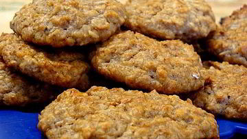 Рецепт Постного печенья из овсяных хлопьев