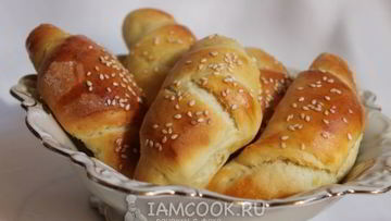 Рецепт Рогаликов из картофельного теста с начинкой