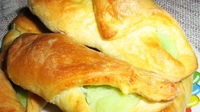 Рецепт Рогаликов с заварным кремом