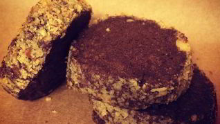 Рецепт Шоколадна-лимонного печенье в ореховой панировке