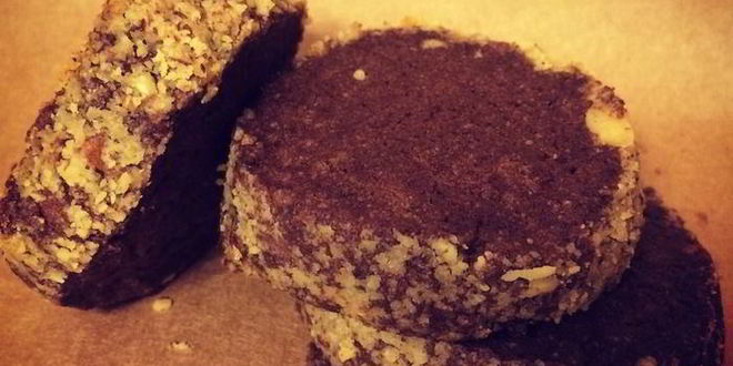 Рецепт Шоколадна-лимонного печенье в ореховой панировке