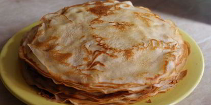 Шаг 1: блинного пирога с курицея и грибами