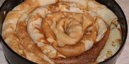 Шаг 9: блинного пирога с курицея и грибами