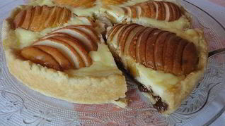 Рецепт Грушевого пирога с шоколадом