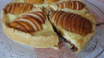 Рецепт Грушевого пирога с шоколадом