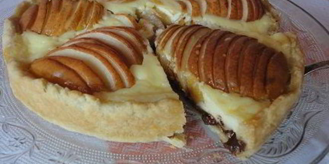 Рецепт грушевого пирога с шоколадом