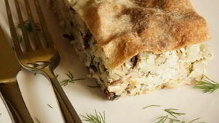 Рецепт Курника из слоеного теста