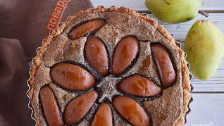 Рецепт Макового пирога с грушей