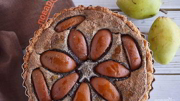 Рецепт Макового пирога с грушей