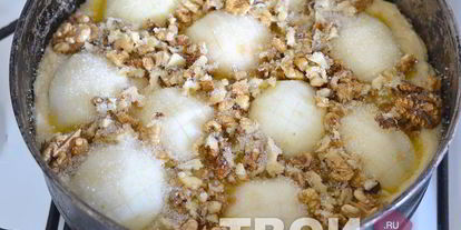 Шаг 3: открытого пирога с яблоками