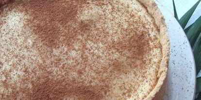 Шаг 9: овсяного пирога с йогуртово-творожной заливкой