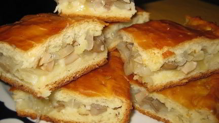 пироги с луком