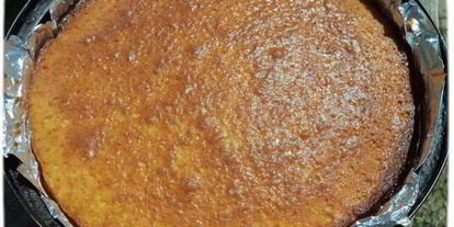 Шаг 5: перевернутого пирога с абрикосами и карамелью