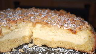 Рецепт Песочного пирога с творожной начинкой