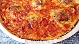 Рецепт Пирога из кабачков с фаршем