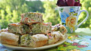 Рецепт Пирога с брокколи и горбушей