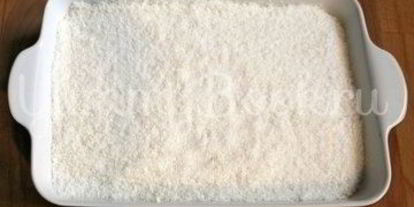 Шаг 4: пирога с кокосовой стружкой