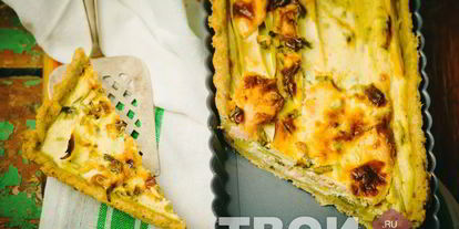 Шаг 5: пирога с луком