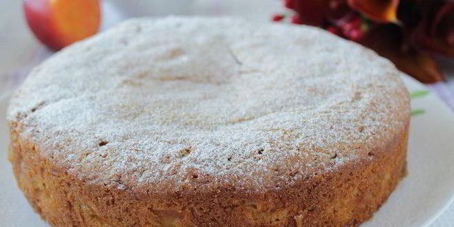 Рецепт пирога с нектаринами и корицей