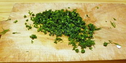 Шаг 10: пирога с плавленным сыром и луком