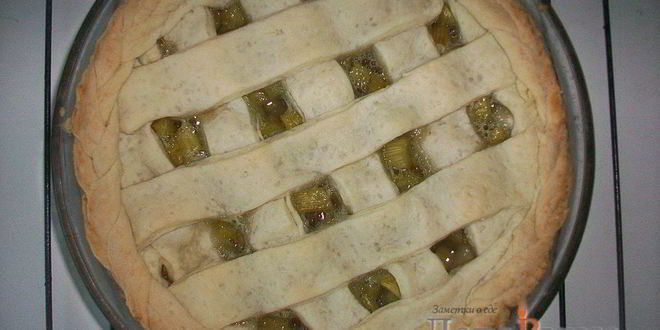 Рецепт пирога с ревенем