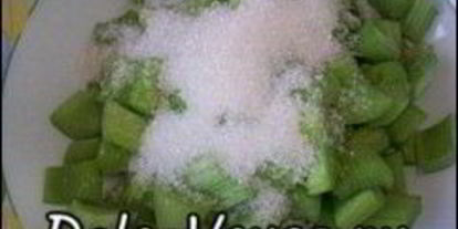 Шаг 2: пирога с ревенем