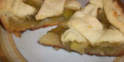 Шаг 20: пирога с ревенем